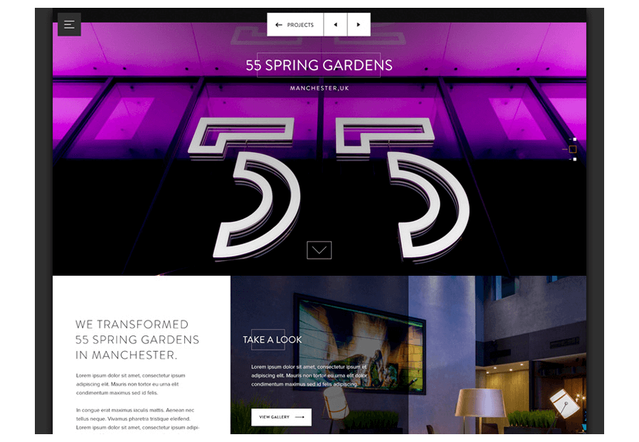 Www.dafatoluquany created the website for construction company ARCO to present their services